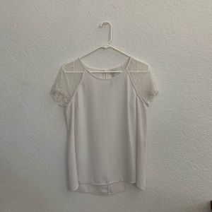 White lace blouse